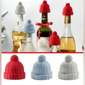 🍷Knit Hat Wine Stopper